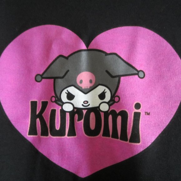 Kuromi Sanrio Black Hoodie - Picture 2 of 5